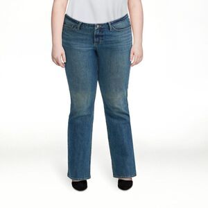 Lee Natural Bootcut Jeans Just Below Waist Denim Pockets Stretch Womens size: 10